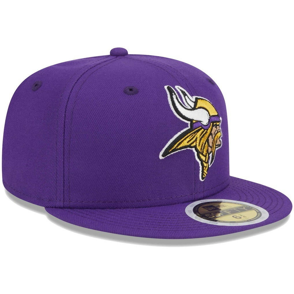 Minnesota Vikings New Era Youth Main 59FIFTY Fitted Hat - Purple discount