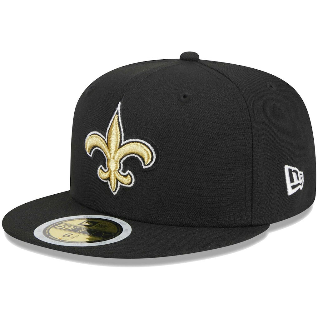 New Orleans Saints New Era Youth Main 59FIFTY Fitted Hat - Black cheap