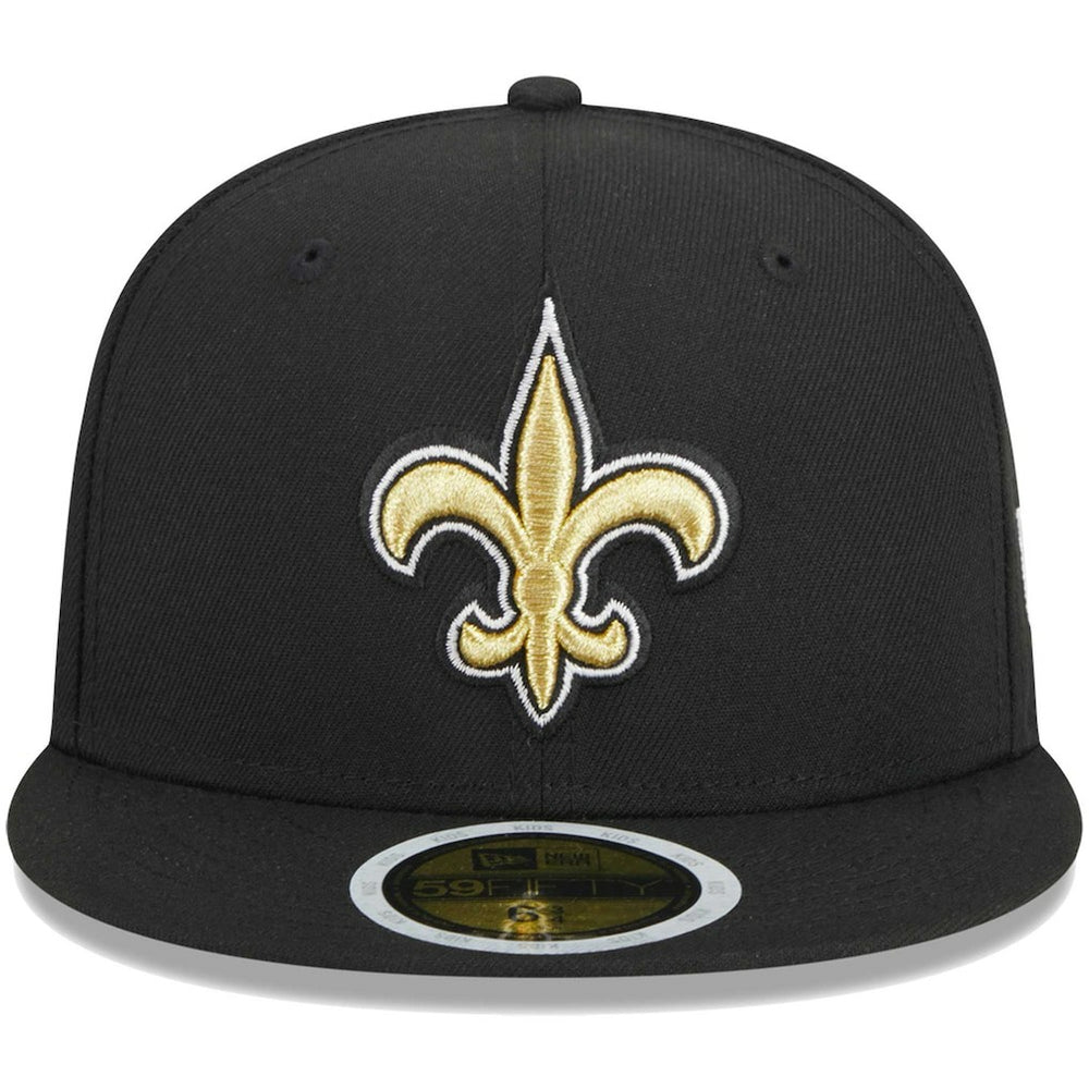 New Orleans Saints New Era Youth Main 59FIFTY Fitted Hat - Black cheap