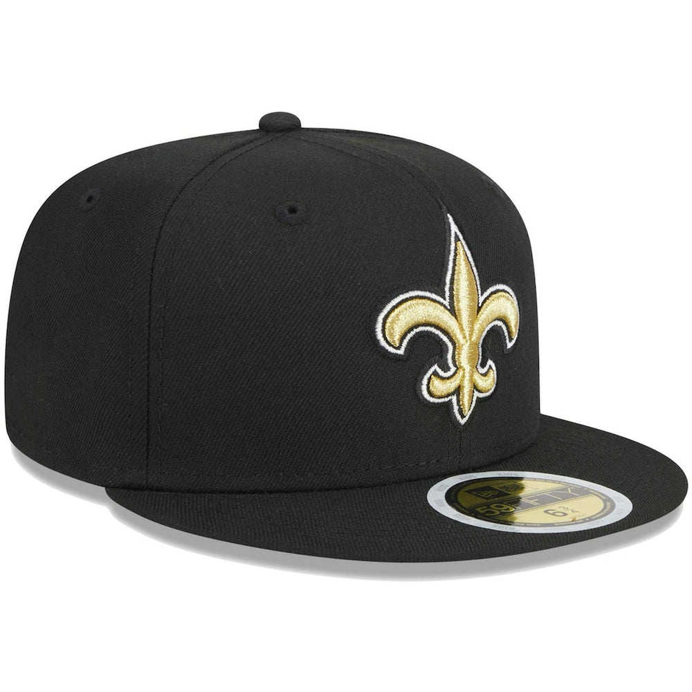 New Orleans Saints New Era Youth Main 59FIFTY Fitted Hat - Black cheap