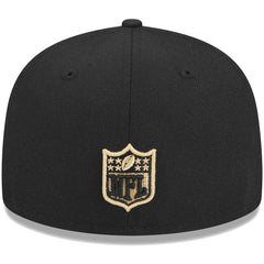 New Orleans Saints New Era Youth Main 59FIFTY Fitted Hat - Black cheap