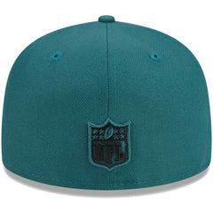 Philadelphia Eagles New Era Youth Main 59FIFTY Fitted Hat - Midnight Green cheap