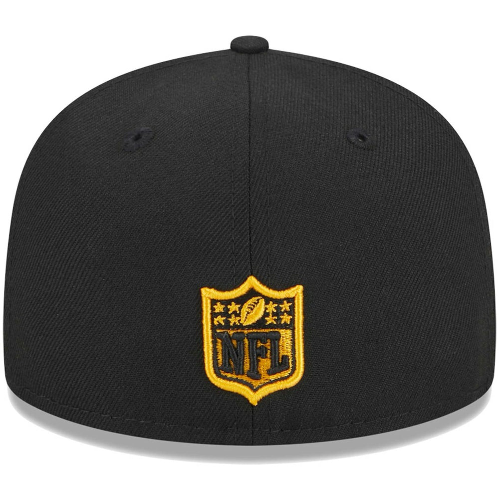 Pittsburgh Steelers New Era Youth Main 59FIFTY Fitted Hat - Black on sale