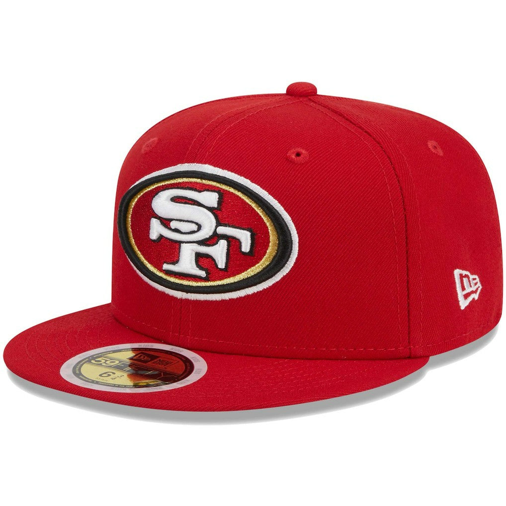 San Francisco 49ers New Era Youth Main 59FIFTY Fitted Hat - Scarlet sale