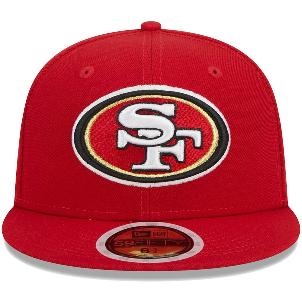 San Francisco 49ers New Era Youth Main 59FIFTY Fitted Hat - Scarlet sale