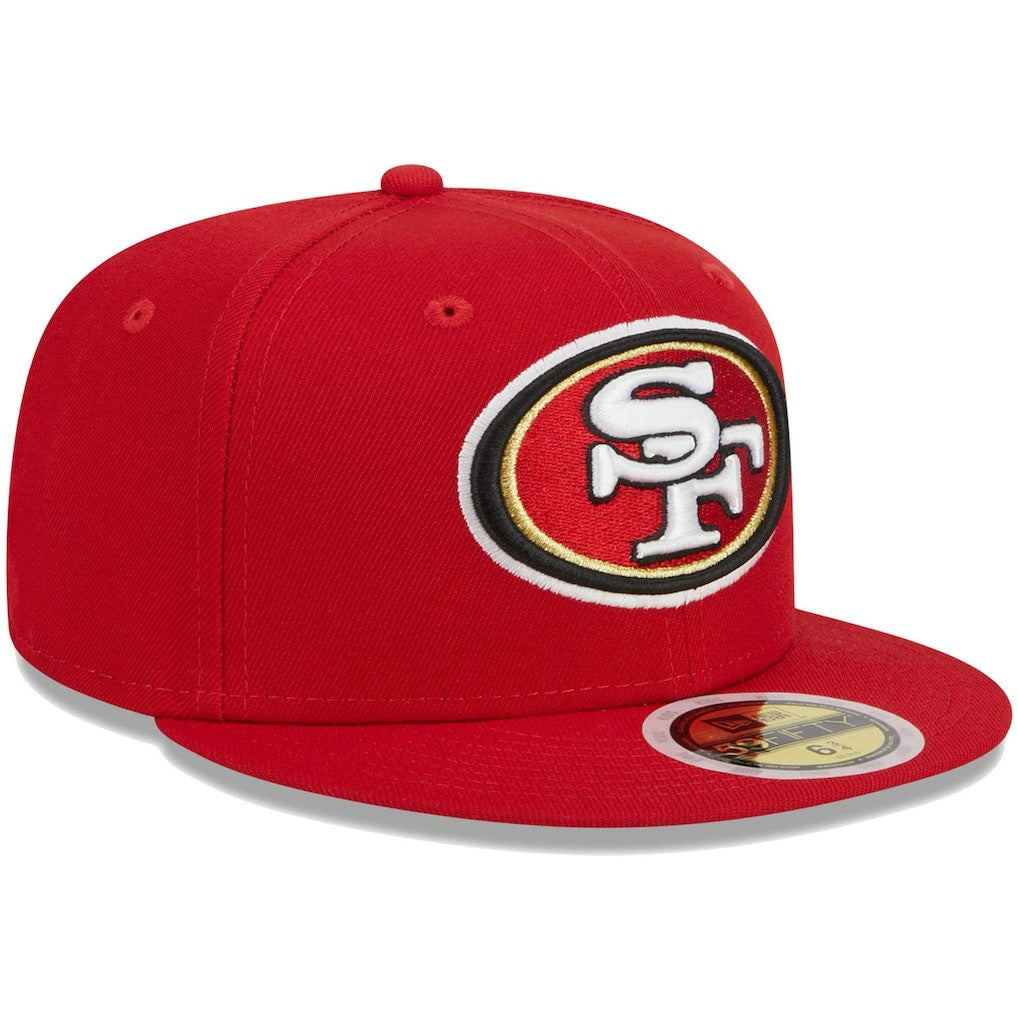 San Francisco 49ers New Era Youth Main 59FIFTY Fitted Hat - Scarlet sale