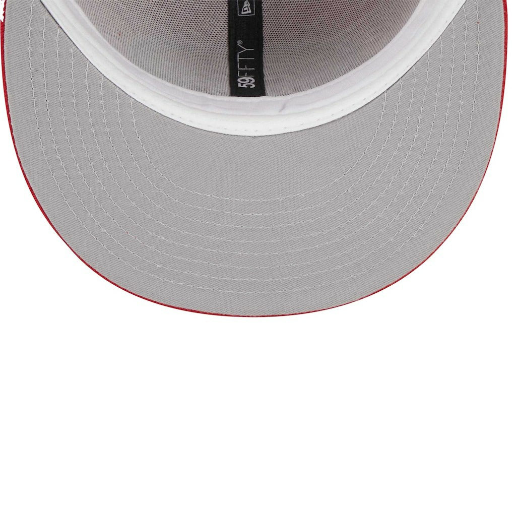 San Francisco 49ers New Era Youth Main 59FIFTY Fitted Hat - Scarlet sale