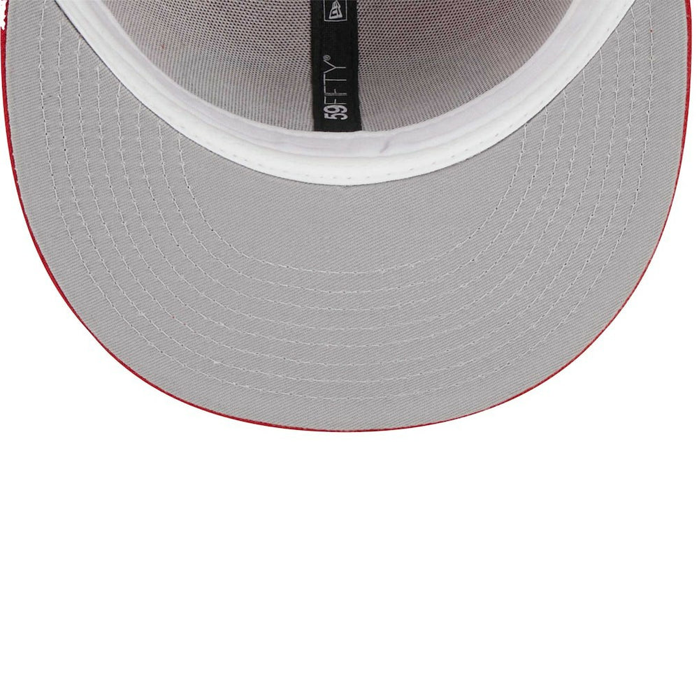 San Francisco 49ers New Era Youth Main 59FIFTY Fitted Hat - Scarlet sale