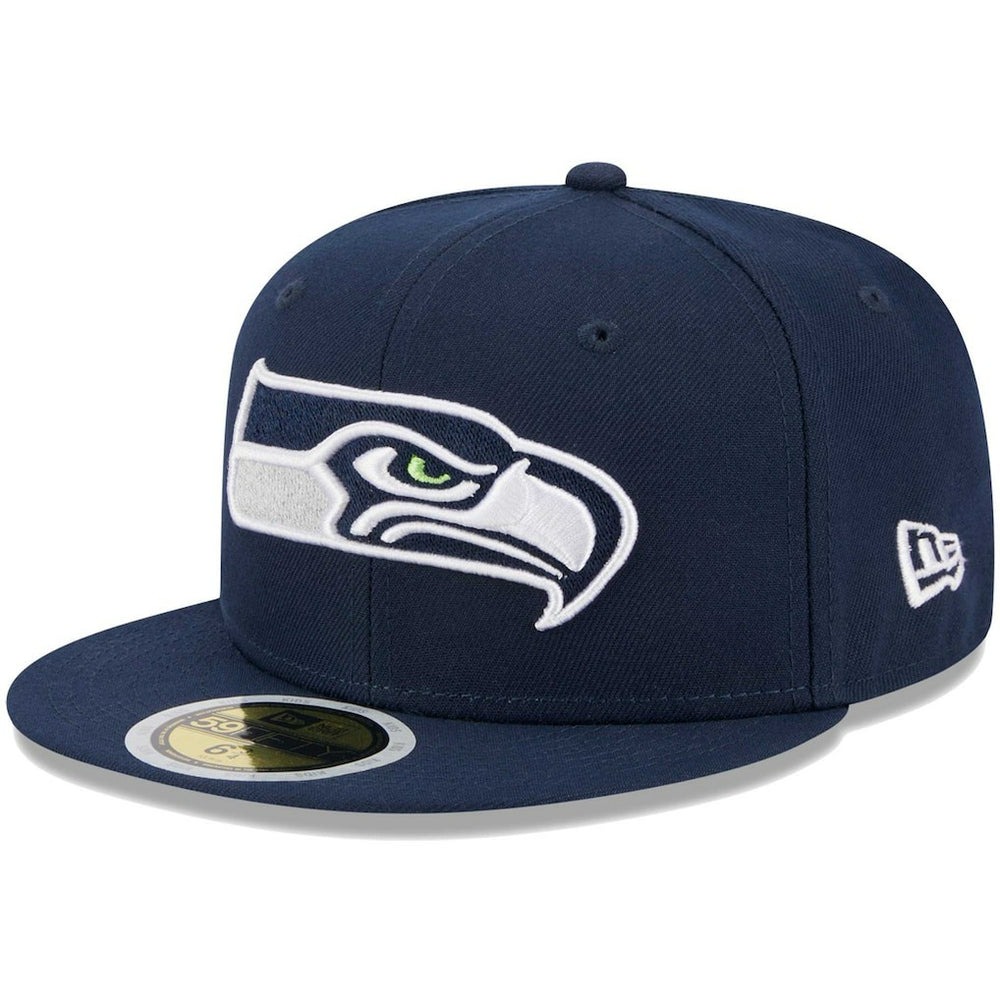 Seattle Seahawks New Era Youth Main 59FIFTY Fitted Hat - College Navy sale