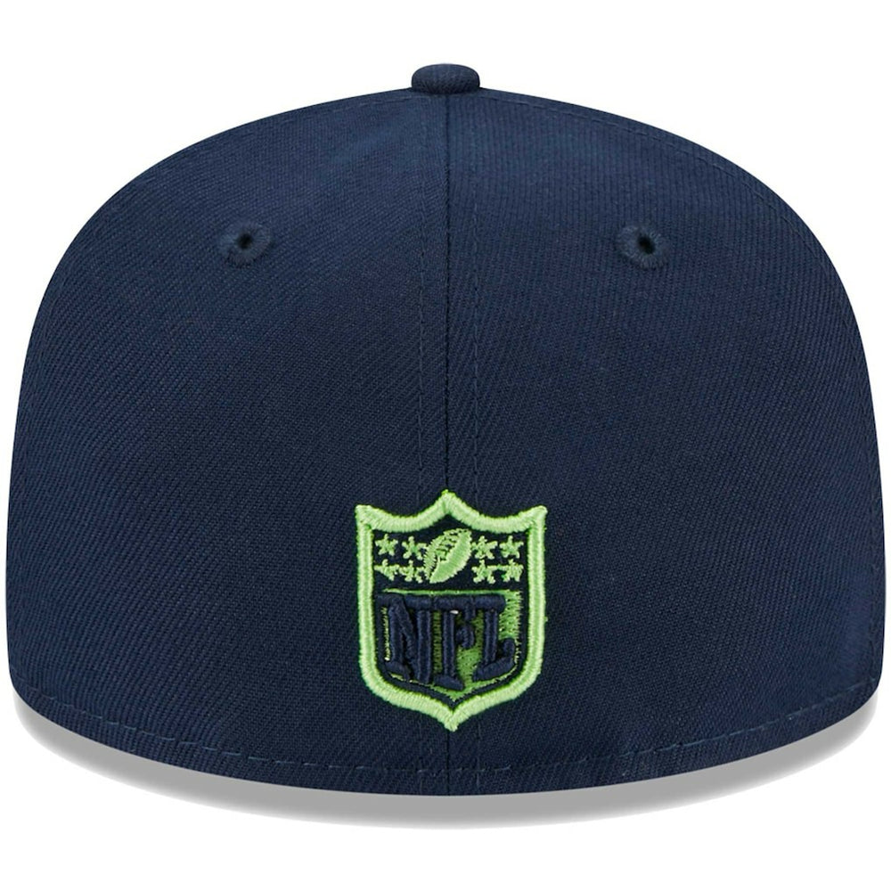 Seattle Seahawks New Era Youth Main 59FIFTY Fitted Hat - College Navy sale