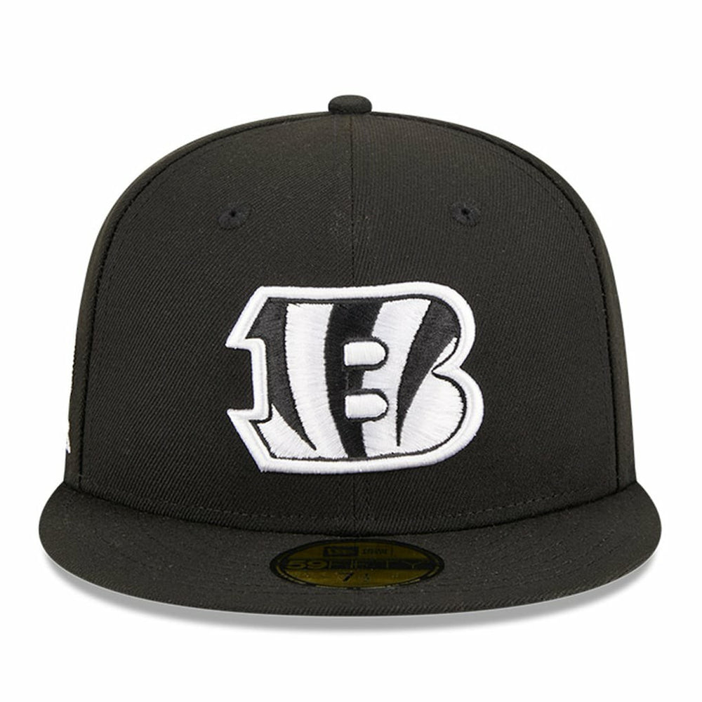 Cincinnati Bengals New Era Main Patch 59FIFTY Fitted Hat - Black sale