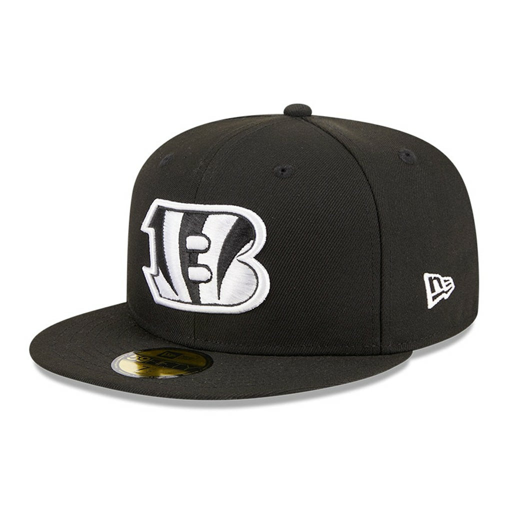 Cincinnati Bengals New Era Main Patch 59FIFTY Fitted Hat - Black sale
