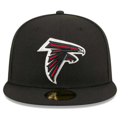 Atlanta Falcons New Era Main Patch 59FIFTY Fitted Hat - Black cheap
