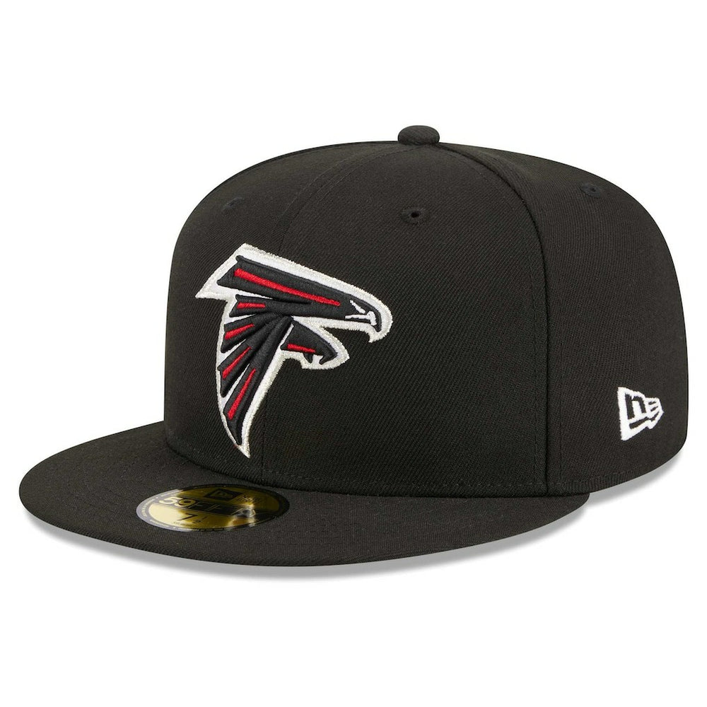 Atlanta Falcons New Era Main Patch 59FIFTY Fitted Hat - Black cheap