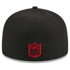 Atlanta Falcons New Era Main Patch 59FIFTY Fitted Hat - Black cheap
