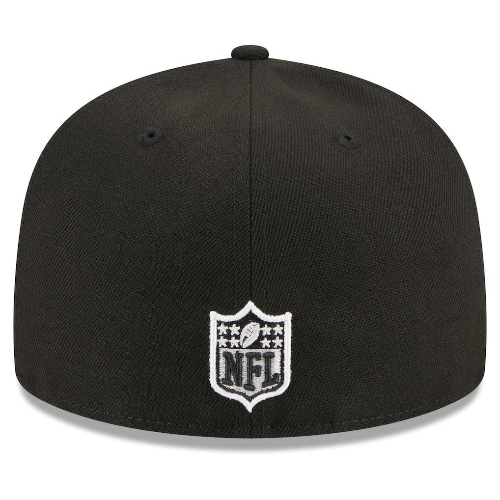New York Giants New Era Main Patch 59FIFTY Fitted Hat - Black sale