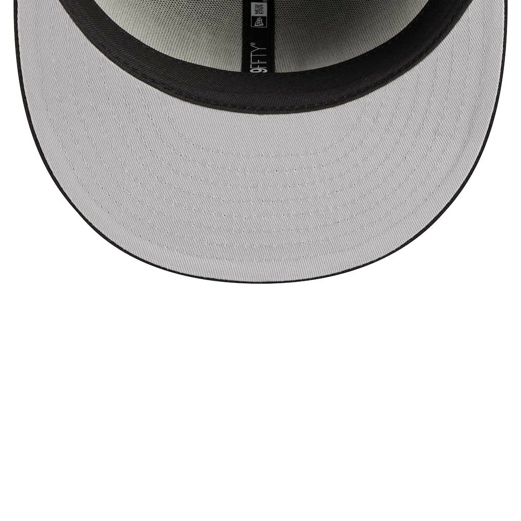 New York Giants New Era Main Patch 59FIFTY Fitted Hat - Black sale