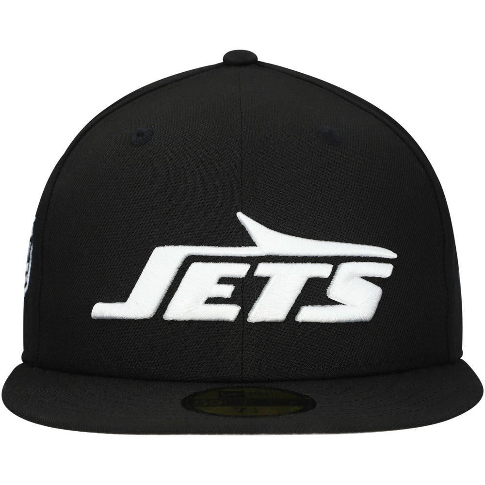 New York Jets New Era Main Patch 59FIFTY Fitted Hat - Black outlet