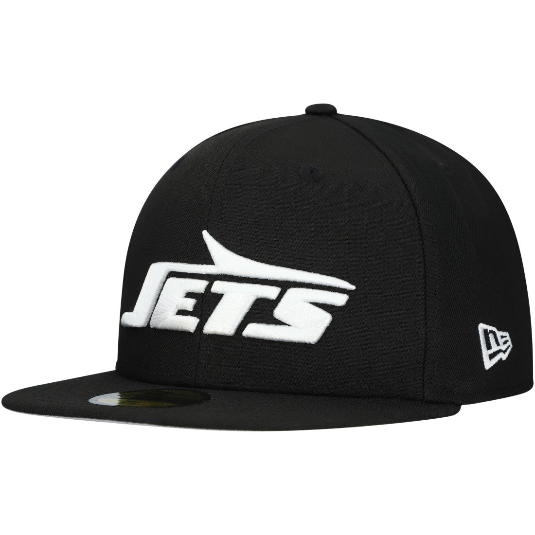 New York Jets New Era Main Patch 59FIFTY Fitted Hat - Black outlet
