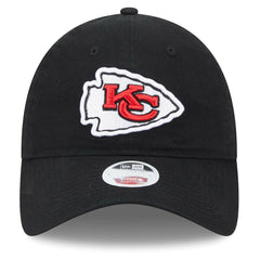 Kansas City Chiefs New Era Women's Main Core Classic 2.0 9TWENTY Adjustable Hat - Black discount