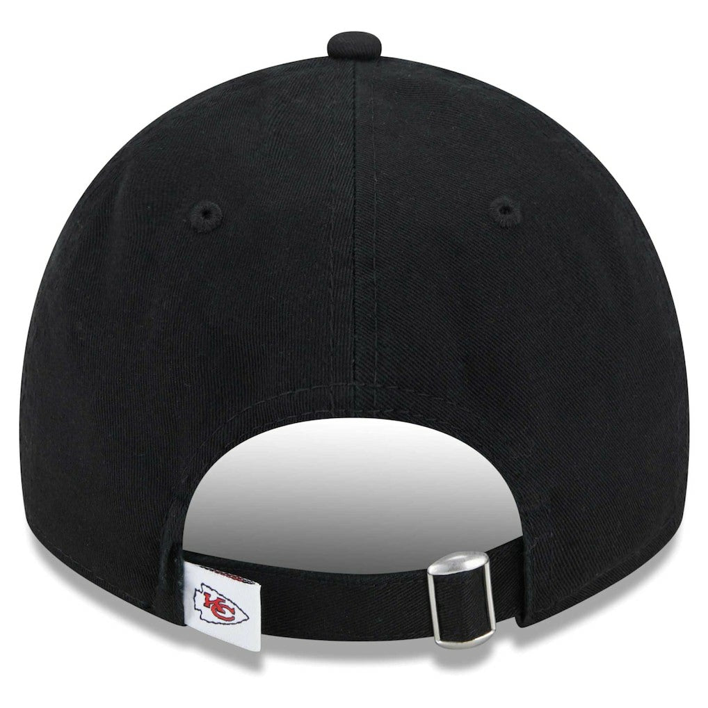 Kansas City Chiefs New Era Women's Main Core Classic 2.0 9TWENTY Adjustable Hat - Black discount