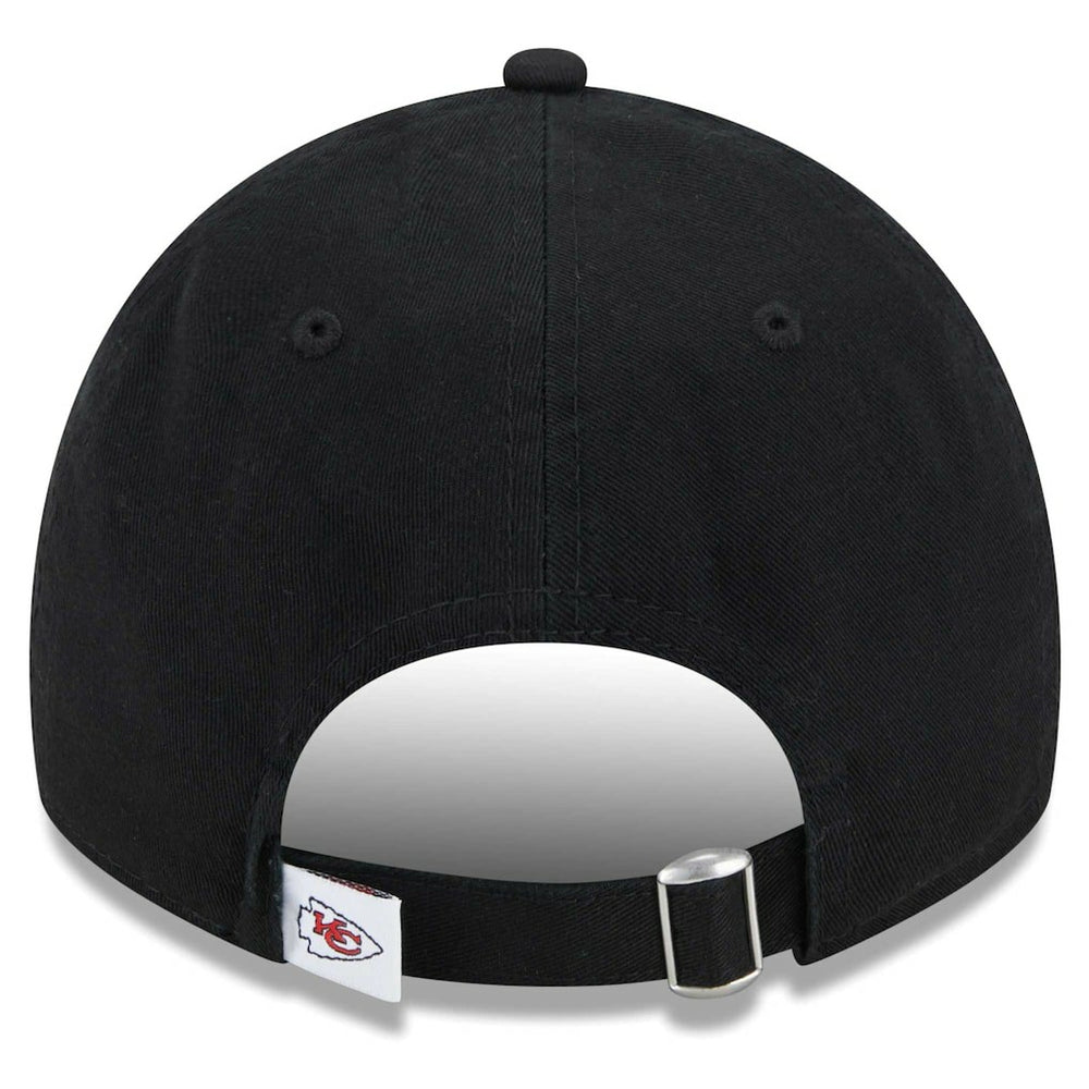 Kansas City Chiefs New Era Women's Main Core Classic 2.0 9TWENTY Adjustable Hat - Black discount