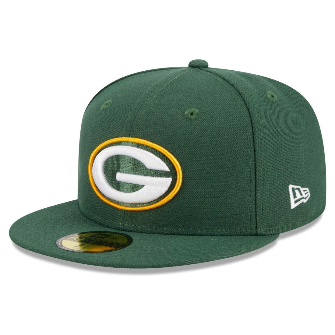 Green Bay Packers New Era Main Patch 59FIFTY Fitted Hat - Green sale