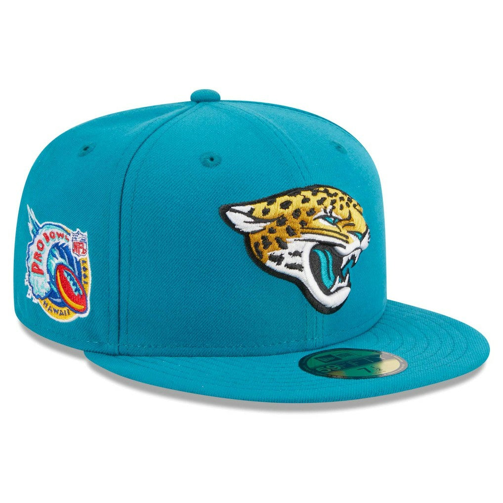 Jacksonville Jaguars New Era Main Patch 59FIFTY Fitted Hat - Teal cheap