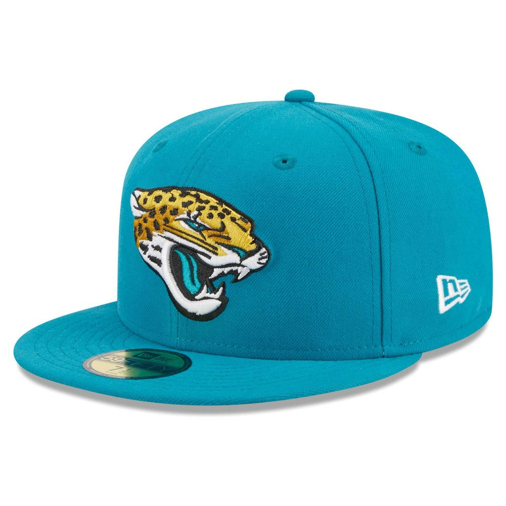 Jacksonville Jaguars New Era Main Patch 59FIFTY Fitted Hat - Teal cheap