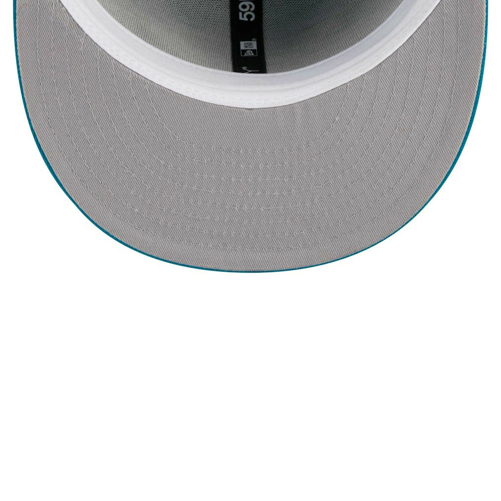 Jacksonville Jaguars New Era Main Patch 59FIFTY Fitted Hat - Teal cheap