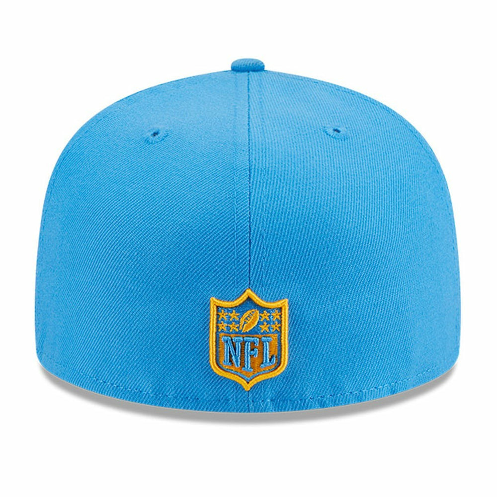 Los Angeles Chargers New Era Main Patch 59FIFTY Fitted Hat - Powder Blue sale