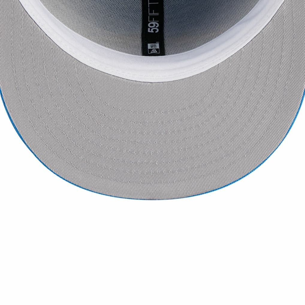 Los Angeles Chargers New Era Main Patch 59FIFTY Fitted Hat - Powder Blue sale