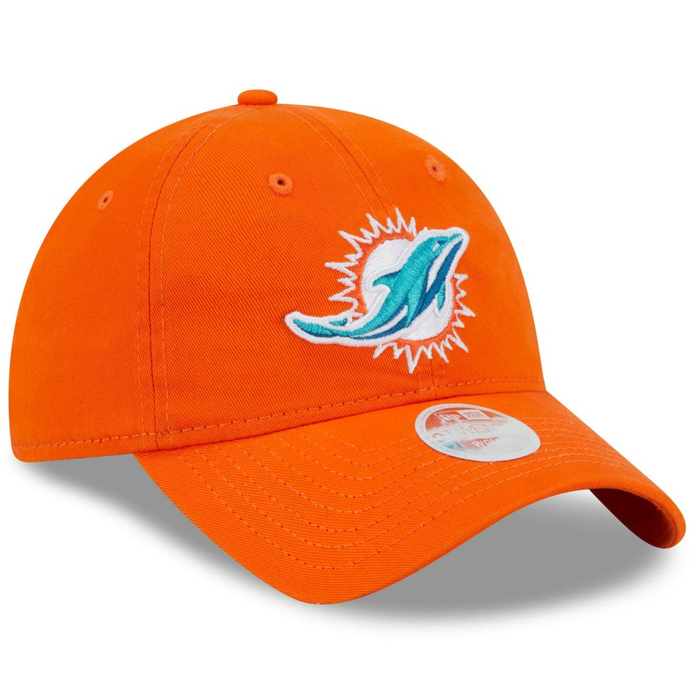 Miami Dolphins New Era Women's Main Core Classic 2.0 9TWENTY Adjustable Hat - Orange online
