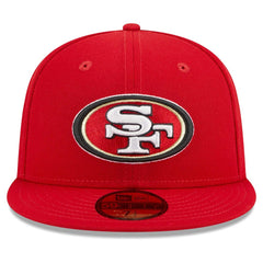 San Francisco 49ers New Era Main Patch 59FIFTY Fitted Hat - Scarlet on sale