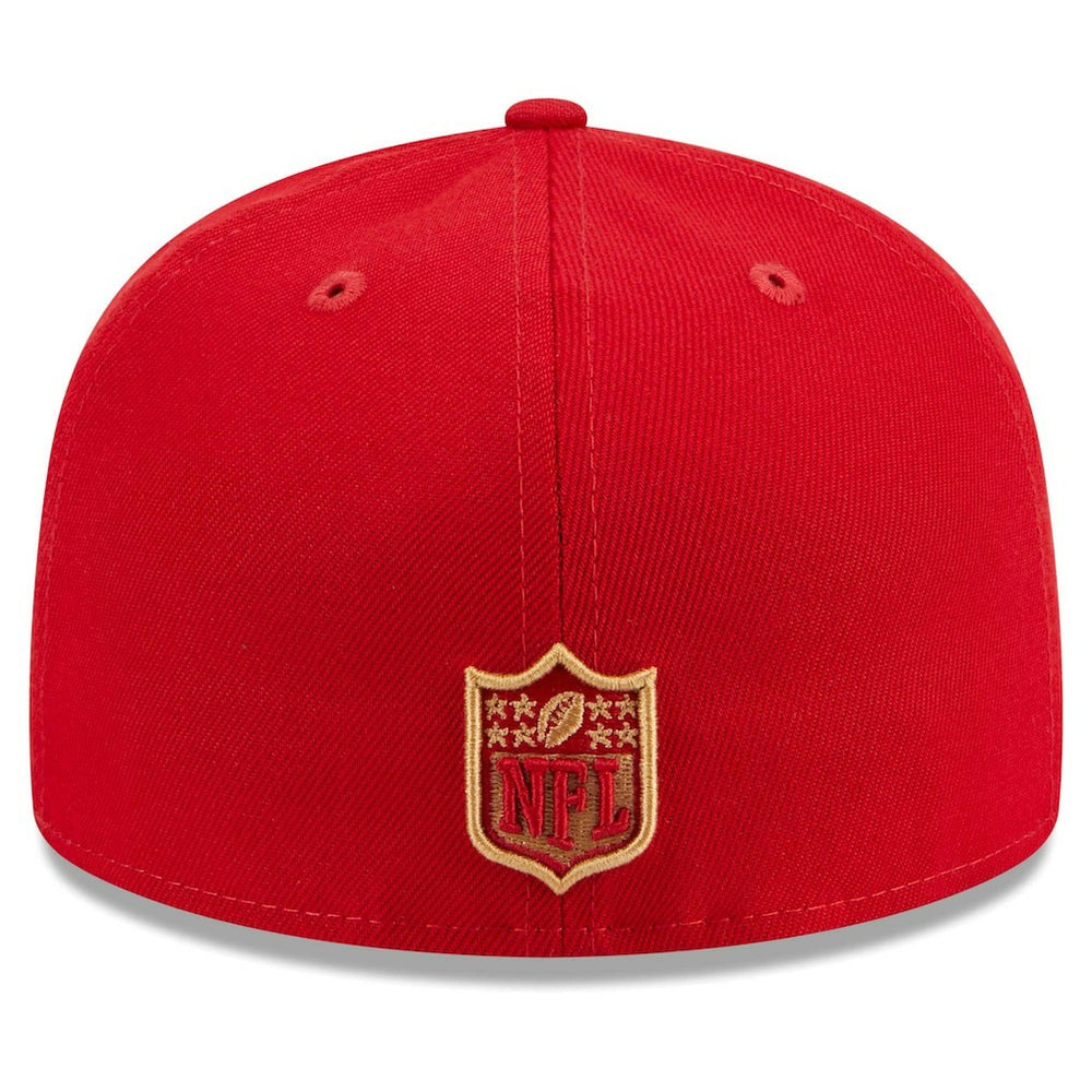 San Francisco 49ers New Era Main Patch 59FIFTY Fitted Hat - Scarlet on sale