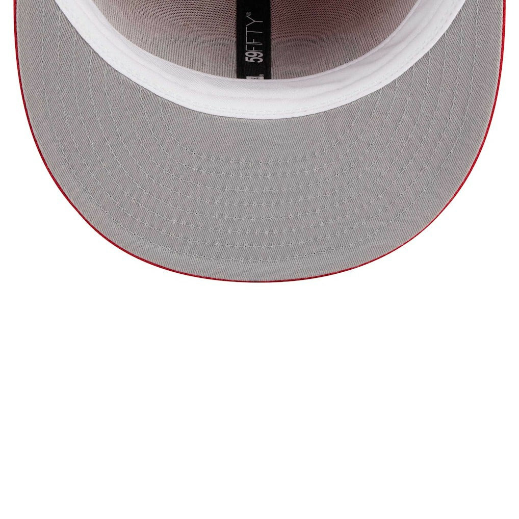 San Francisco 49ers New Era Main Patch 59FIFTY Fitted Hat - Scarlet on sale