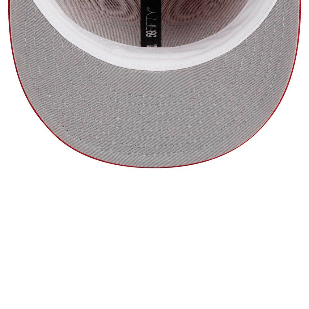 San Francisco 49ers New Era Main Patch 59FIFTY Fitted Hat - Scarlet on sale