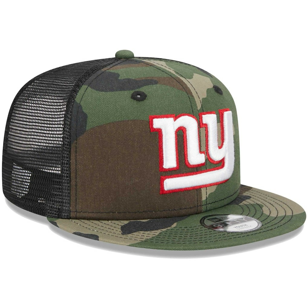 New York Giants New Era Youth Main Trucker 9FIFTY Snapback Hat - Camo cheap