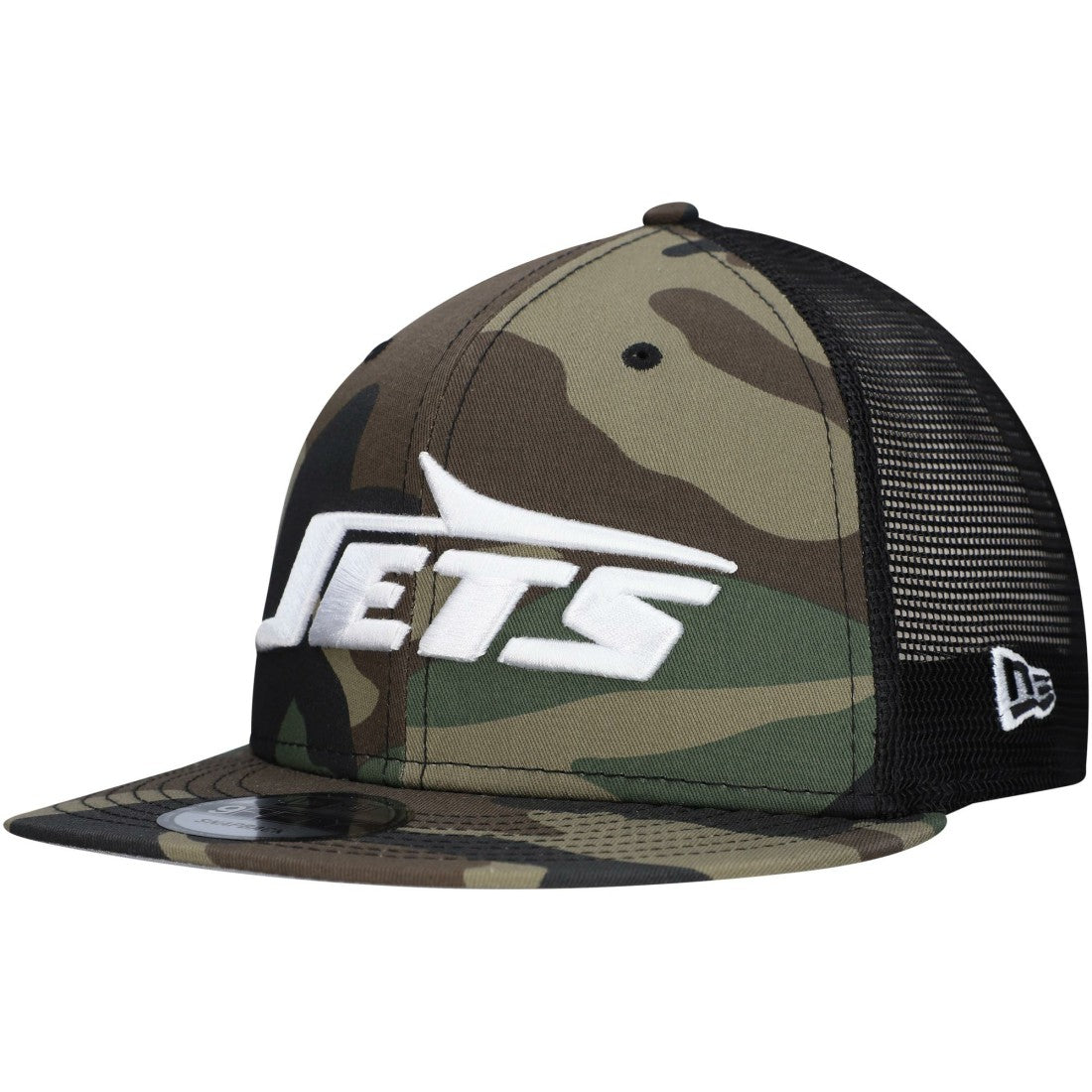 New York Jets New Era Youth Main Trucker 9FIFTY Snapback Hat - Camo online