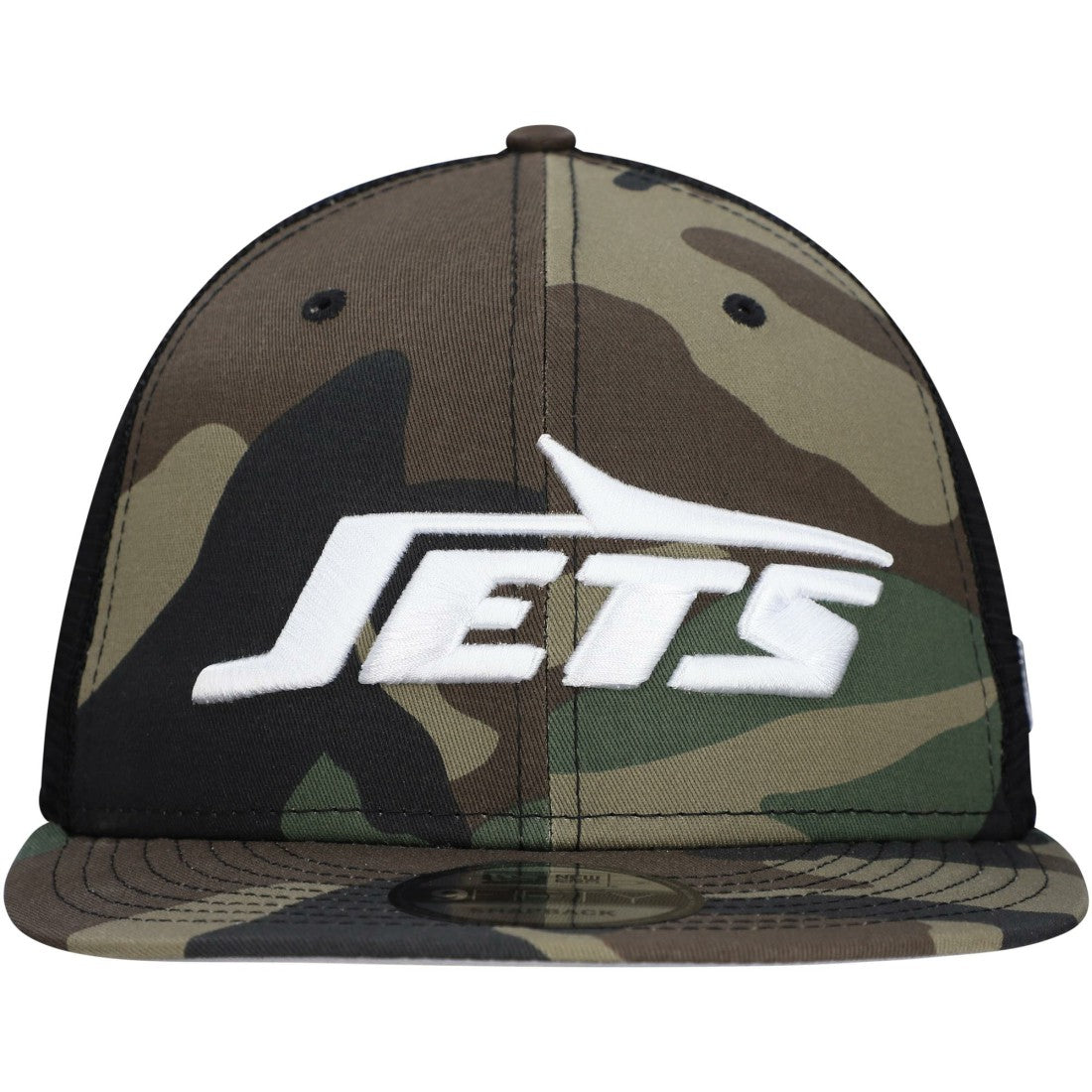 New York Jets New Era Youth Main Trucker 9FIFTY Snapback Hat - Camo online