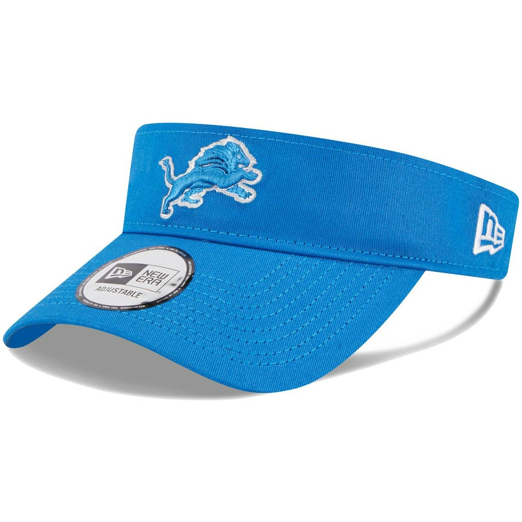 Detroit Lions New Era Main Adjustable Visor - Blue on sale
