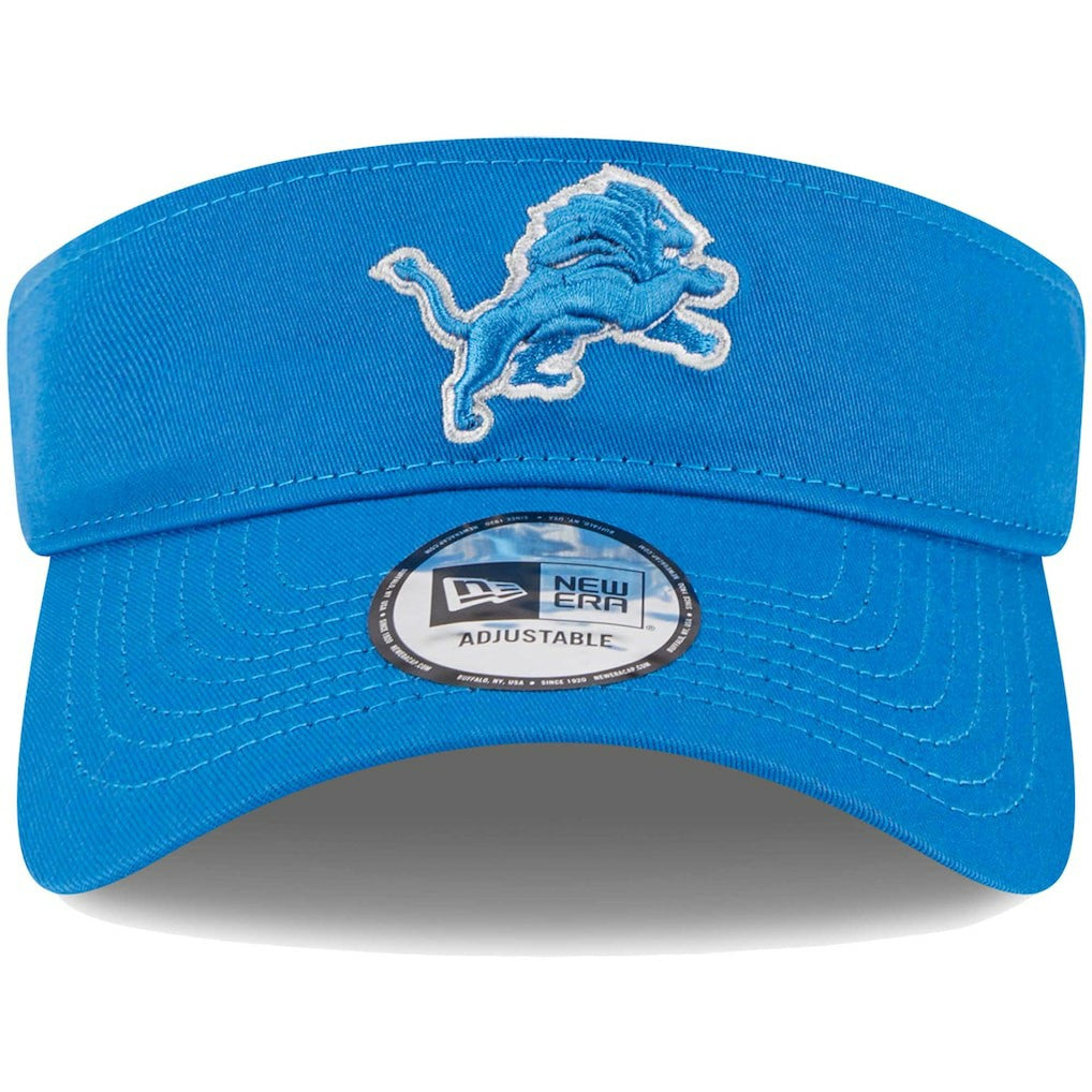 Detroit Lions New Era Main Adjustable Visor - Blue on sale