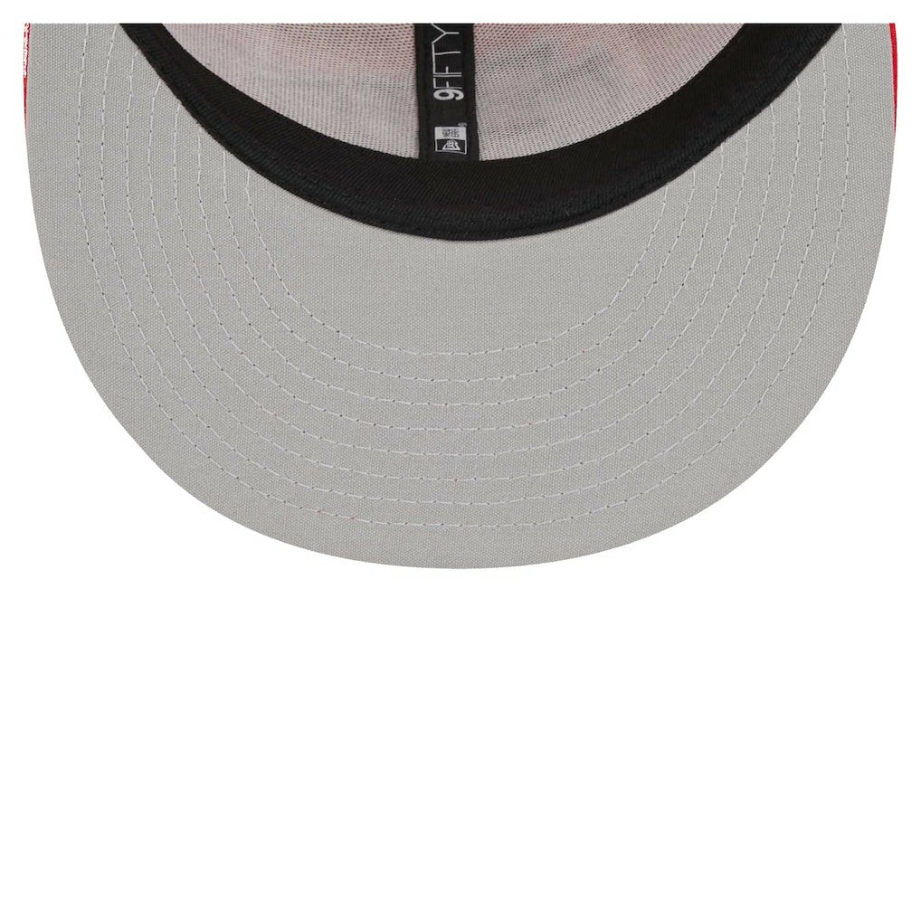 Kansas City Chiefs New Era Youth Main Trucker 9FIFTY Snapback Hat - Red for sale