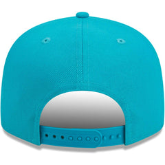 Miami Dolphins New Era Main Script 9FIFTY Snapback Hat - Aqua on sale