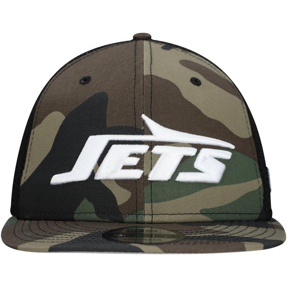 New York Jets New Era Main Trucker 9FIFTY Snapback Hat - Camo on sale