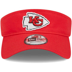 Kansas City Chiefs New Era Main Adjustable Visor - Red on sale