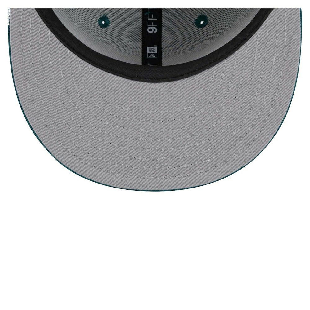 Philadelphia Eagles New Era Main Script 9FIFTY Snapback Hat - Midnight Green for sale