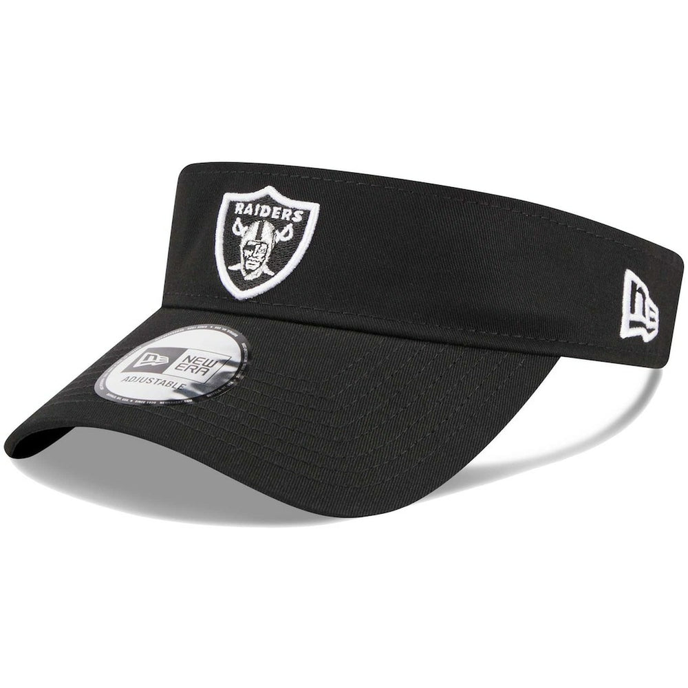 Las Vegas Raiders New Era Main Adjustable Visor - Black cheap