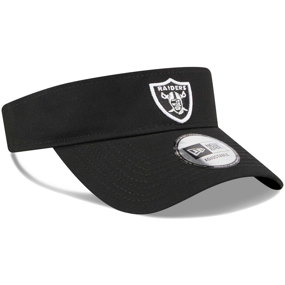 Las Vegas Raiders New Era Main Adjustable Visor - Black cheap