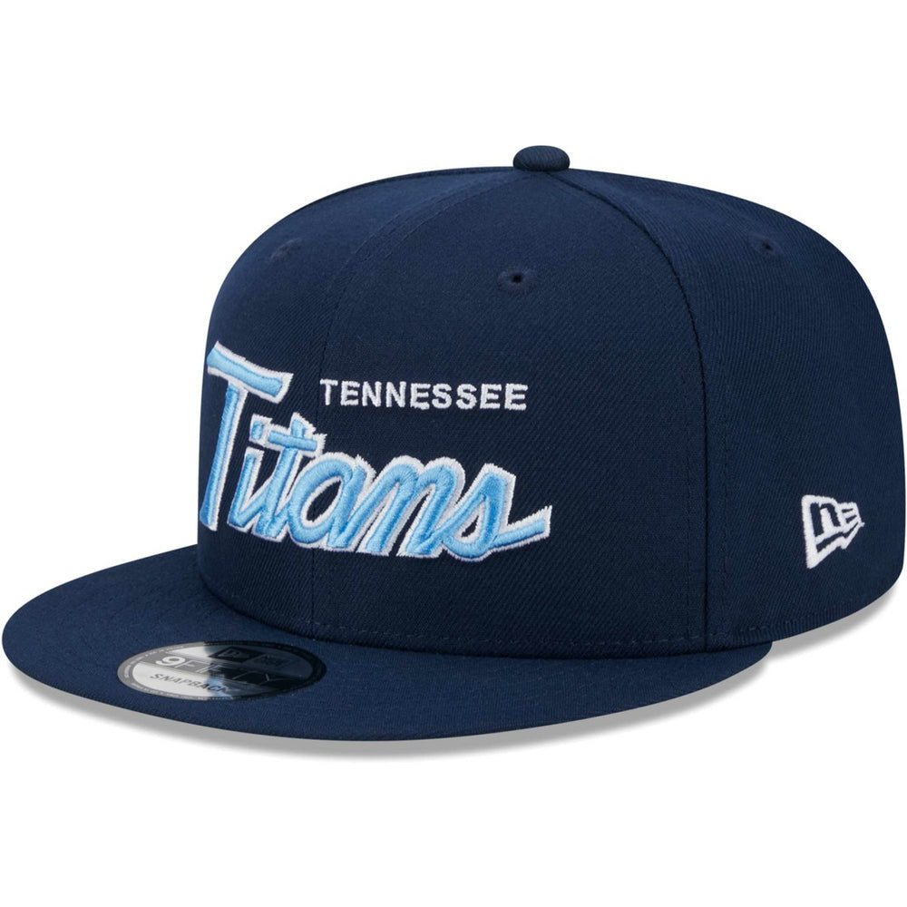 Tennessee Titans New Era Main Script 9FIFTY Snapback Hat - Navy online